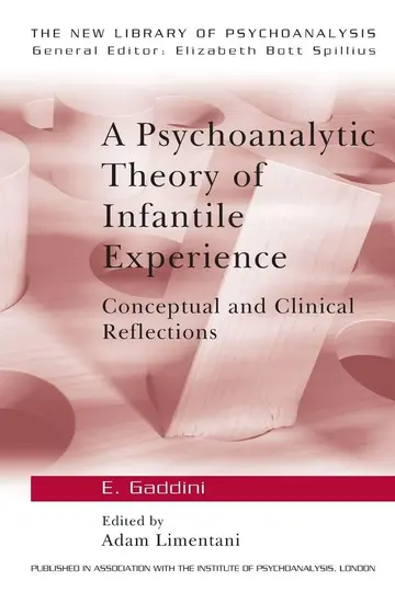 Cover of A Psychoanalytic Theory of Infantile Experience