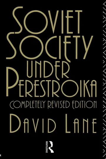 Cover of Soviet Society Under Perestroika