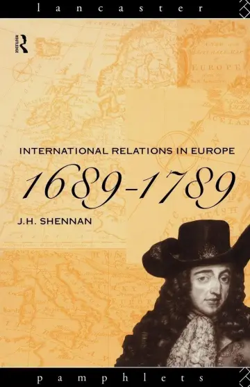 Cover of International Relations in Europe 1689-1789