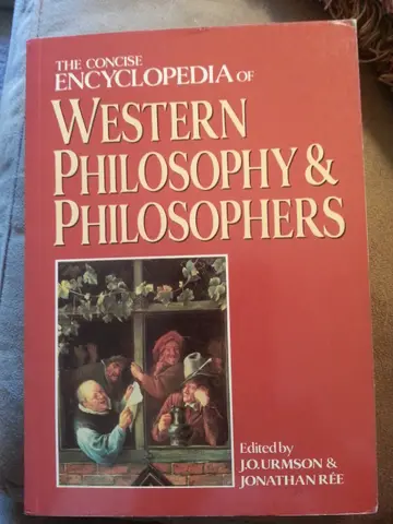 Cover of The Concise Encyclopedia of Western Philosophy and Philosophers
