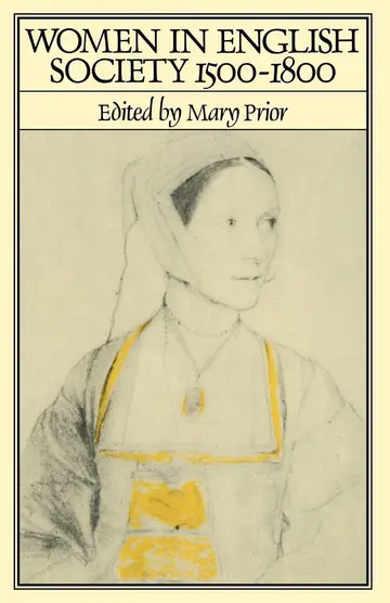 Cover of Women in English Society, 1500-1800