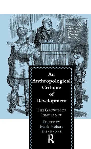 Cover of An Anthropological Critique of Development