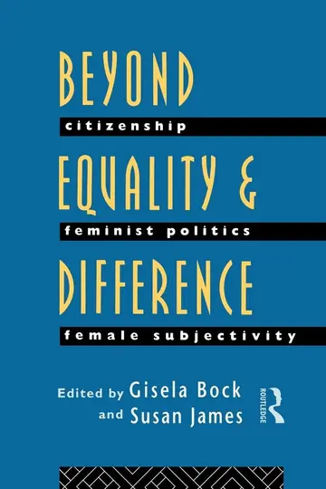 Cover of Beyond Equality and Difference