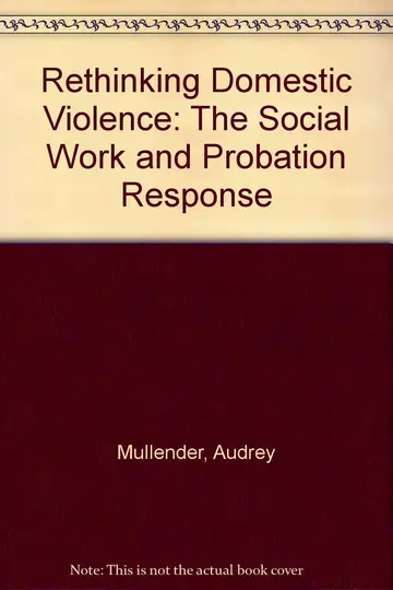 Cover of Rethinking Domestic Violence