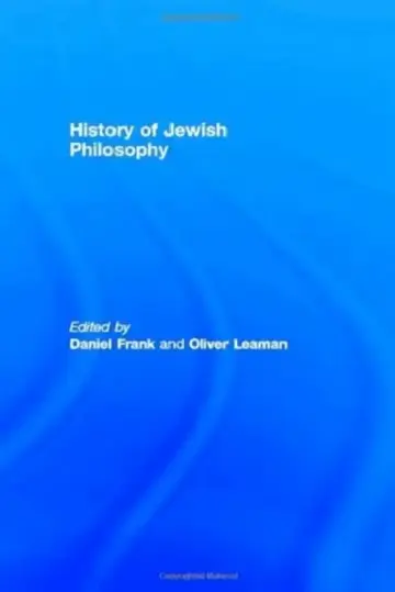 Cover of History of Jewish Philosophy