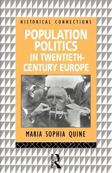 Cover of Population Politics in Twentieth-Century Europe