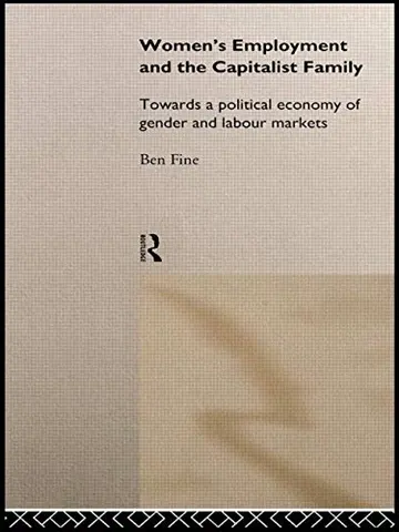 Cover of Women's Employment and the Capitalist Family