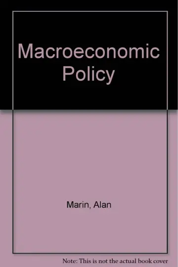 Cover of Macroeconomic Policy