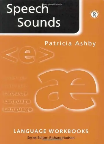 Cover of Speech Sounds