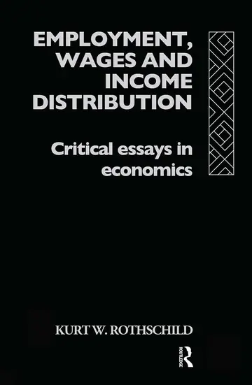 Cover of Employment, Wages and Income Distribution