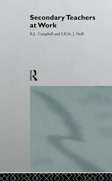 Cover of Secondary Teachers at Work