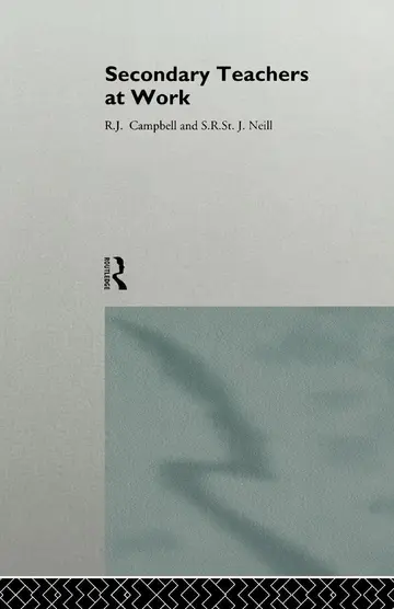 Cover of Secondary Teachers at Work