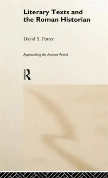 Cover of Literary Texts and the Roman Historian