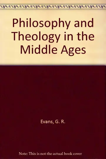 Cover of Philosophy and Theology in the Middle Ages