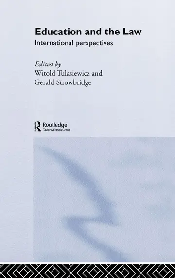 Cover of Education and the Law