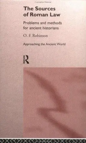 Cover of The Sources of Roman Law