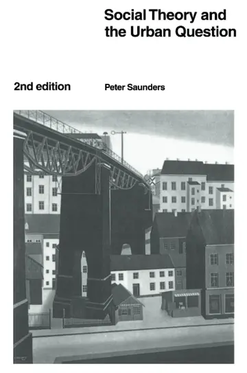 Cover of Social Theory and the Urban Question