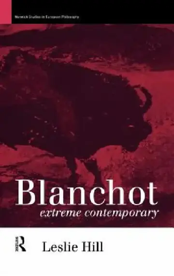 Cover of Blanchot