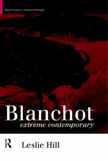 Cover of Blanchot