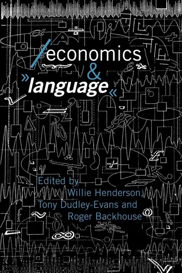 Cover of Economics and Language