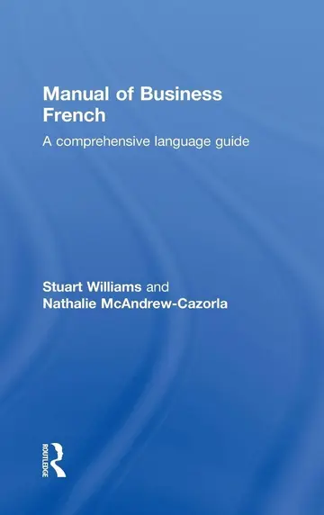 Cover of Manual of Business French