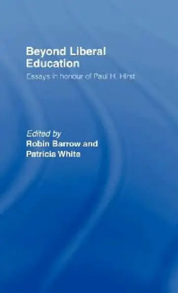 Cover of Beyond Liberal Education