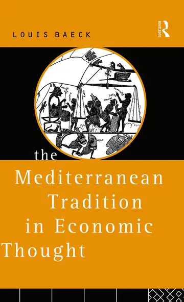 Cover of The Mediterranean Tradition in Economic Thought