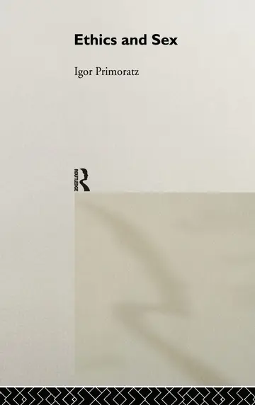 Cover of Ethics and Sex