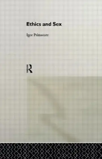 Cover of Ethics and Sex