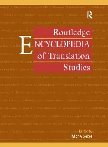 Cover of Routledge Encyclopedia of Translation Studies