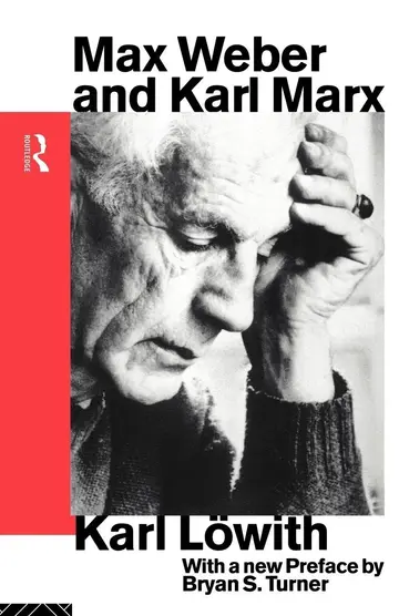 Cover of Max Weber and Karl Marx