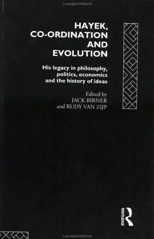Cover of Hayek, Co-ordination and Evolution