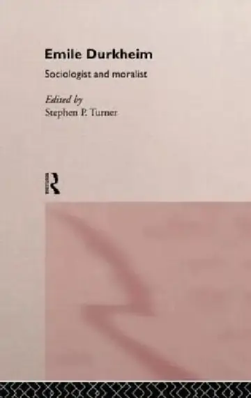 Cover of Emile Durkheim