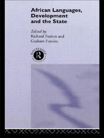 Cover of African Languages, Development and the State