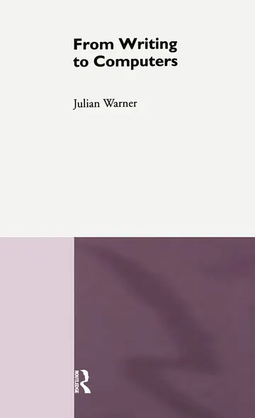Cover of From Writing to Computers