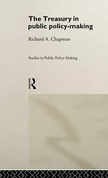 Cover of The Treasury in Public Policy-Making