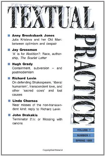 Cover of Textual Practice