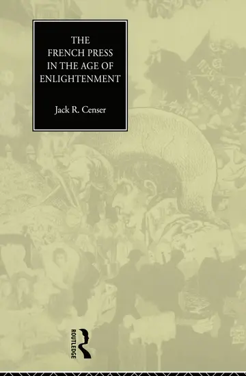 Cover of The French Press in the Age of Enlightenment