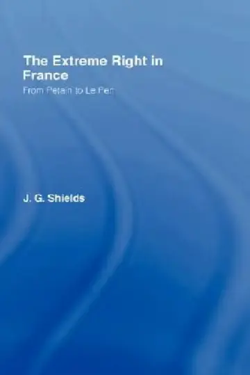 Cover of The Extreme Right in France