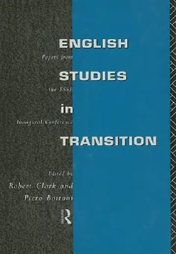 Cover of English Studies in Transition