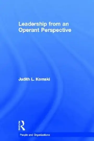 Cover of Leadership from an Operant Perspective