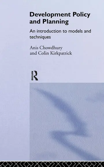 Cover of Development Policy and Planning