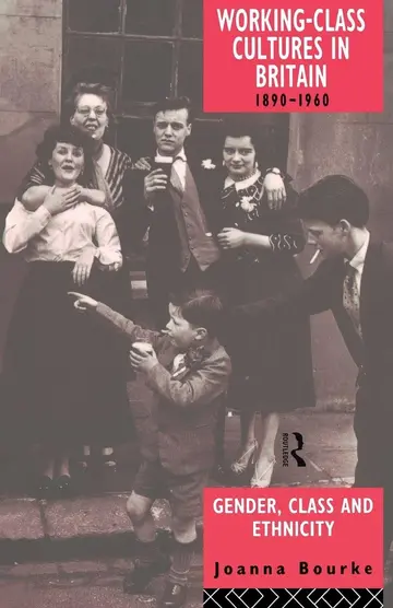 Cover of Working Class Cultures in Britain 1890-1960