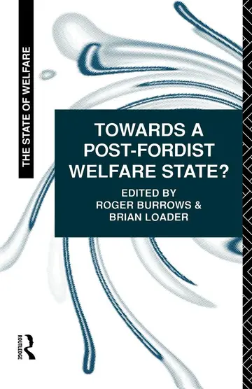 Cover of Towards a Post-Fordist Welfare State?