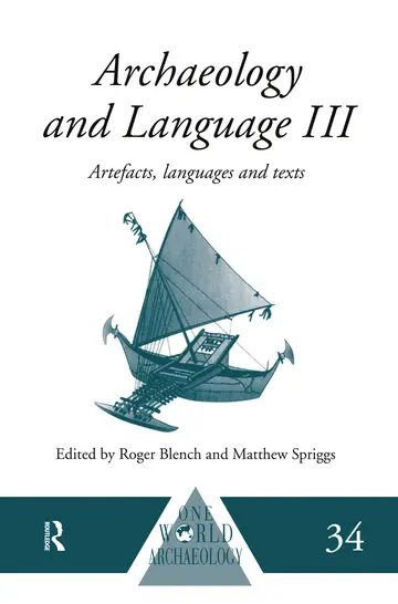 Cover of Archaeology and Language III