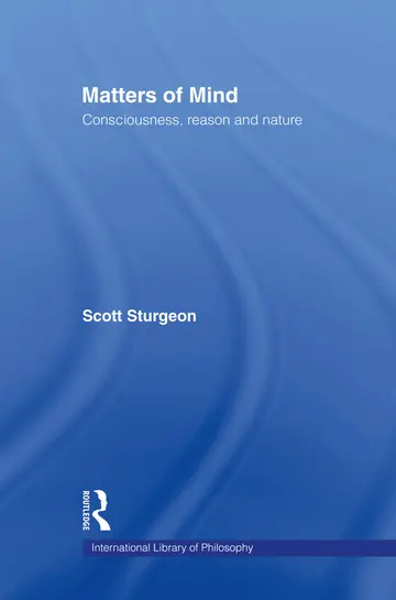 Cover of Matters of Mind