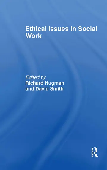 Cover of Ethical Issues in Social Work