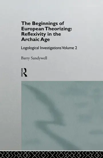 Cover of The Beginnings of European Theorizing