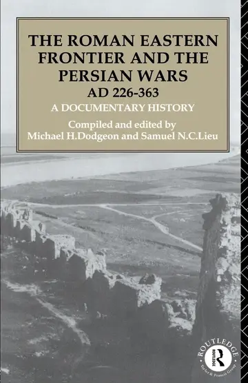 Cover of The Roman Eastern Frontier and the Persian Wars Ad 226-363