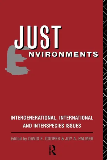 Cover of Just Environments
